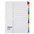 CUMBERLAND DIVIDERS INDEX TAB A4 AZ BRIGHT COLOURS