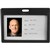 REXEL ID CARD HOLDER LANDSCAPE BLACK PACK 6