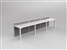 STUDIO 50 DESK 3 STAFF SIDE BY SIDE LAYOUT