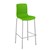 DAL ACTI CHAIR 4LEG HIGH BARSTOOL CHROME FRAME