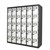 STEELCO PHONE LOCKER 30 DOOR 900 X 225 X 940MM GRAPHITE RIPPLIE CARCASS AND WHITE SATIN DOORS