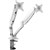 RAPIDLINE EXECUTIVE GAS SPRING DUAL MONITOR ARM WHITE