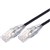 COMSOL ULTRA THIN SNAGLESS PATCH CABLE CAT6A 10GBE UTP 2M BLACK
