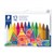 STAEDTLER 229 NORIS JUMBO WAX CRAYONS ASSORTED PACK 12