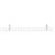 RAPIDLINE SINGLE TIER CABLE BASKET ONLY 1250MM WHITE