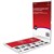 DEFLECTO JP46304 COUNTER STAND WITH SIGN HOLDER PORTRAIT A4 CLEAR