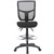 YS DESIGN HALO DRAFTING CHAIR WITH DRAFTING KIT HIGH MESH BACK BLACK