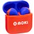 MOKIPODS MINI TWS EARBUDS VOLUME LIMITED FOR KIDS REDBLUE