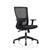 INITIATIVE PLUTO TASK CHAIR MEDIUM MESH BACK ADJUSTABLE ARMS BLACK