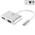 COMSOL USBC TO HDMI AND VGA ADAPTER SILVER