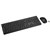 KENSINGTON KM270 EQ RECHARGEABLE WIRELESS KEYBOARD DESKTOP SET FULLSIZE BLACK