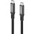 COMSOL USBC TO USBC CABLE 12M 10GBPS BLACK