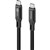 COMSOL USBC TO USBC CABLE 1M 20GBPS 100W BLACK