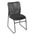 CALI VISITORS CHAIR MESH BACK WITH BLACK FABRIC SEAT