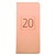 DIARY 2020 CUMBERLAND SLIM ESSEX PU FASHION CASEBOUND WTV PEACH