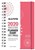 MILFORD FASCINATE 154X99mm WEEK TO VIEW RED 2020 DIARY