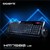 GIGABYTE KM7580 USB 24GHz WIRELESS KEYBOARD  MOUSE COMBO SPILL RESISTANT 1600DPI ADJUSTABLE PORTABLE NANO RECEIVER 