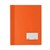 DURABLE PREMIUM FLAT FILE A4 EXTRA WIDE TRANSLUSCENT ORANGE