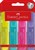 FABERCASTELL TEXTLINER HIGHLIGHTER CHISEL PASTEL ASSORTED WALLET 4