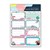 NAME LABELS SCHOOL BUZZ 16X23CM 16 LABELS PER SHEET GIRL ASST DESIGNS