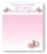 PLACE CARD SET  PINK FRANGIPANI