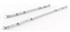 RAPID INFINITY TELESCOPIC RAIL SET 9261306MM X 25 X 40MM WHITE