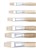 JASART 0057968 HOG BRISTLE SERIES 579 FLAT BRUSHES SIZE 6
