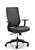 LOTUS MESH BACK CHAIR WITH ARMS BLACK