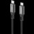 COMSOL SILICONE USBC TO USBC CABLE 100W 30M BLACK