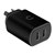CYGNETT POWERPLUS 12W USBA DUAL PORT WALL CHARGER  BLACK