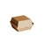 BIOWAY PREMIUM ENVIRO EXTRA LARGE BURGER BOX BROWN PACK 50