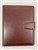 OZCORP J40 JOURNAL ORGANISER A5 SOFT COVER CHOCOLATE  PEN